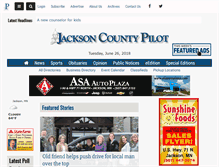 Tablet Screenshot of jacksoncountypilot.com